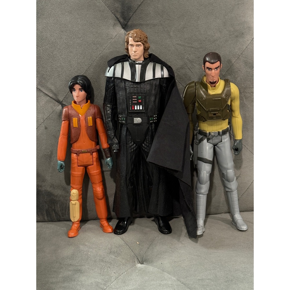 Star Wars Anakin Skywalker Darth Vader Ezra Bridger Action Figures‎ Lot